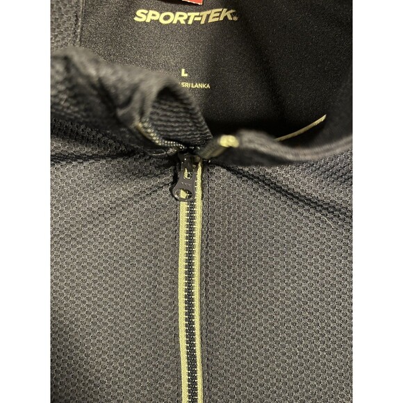 RARE Peet’s Coffee Logo 1/4 Zip Long Sleeve Performance Shirt LARGE Employee - Picture 6 of 8